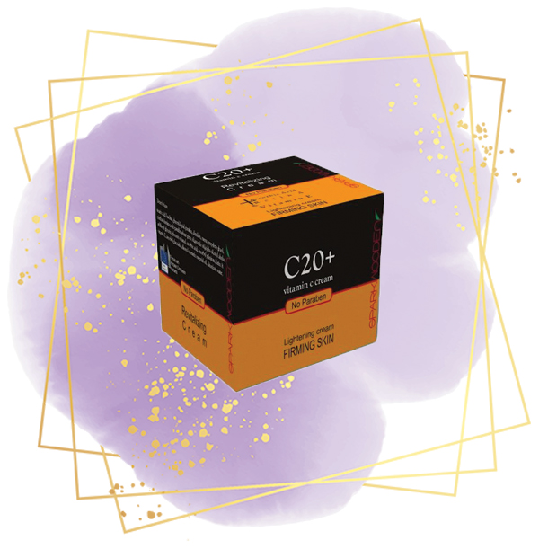 کرم روشن کننده پوست اسپارک وودن مدل C20 
